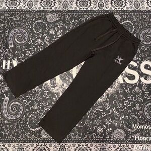 Black Track Pants with Logo